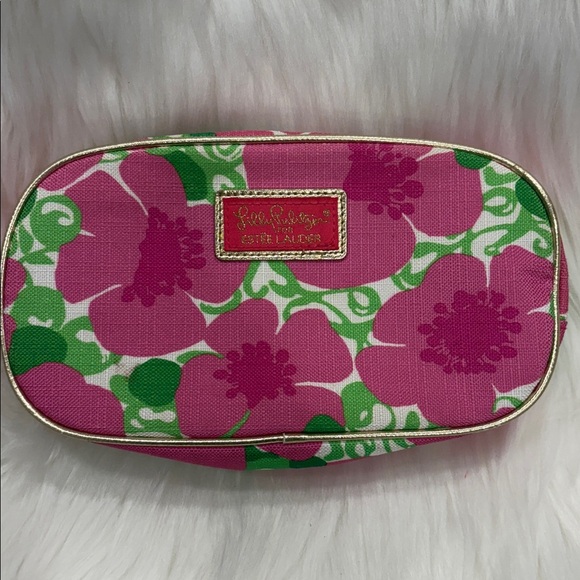 COOLA LILLY PULITZER for ESTEE LAUDER lot of 2 cosmetic makeup travel bags - Picture 3 of 4